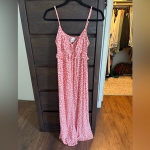 Billabong Coral Pink Floral Top